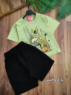 تیشرت شلوارک کتان پرهان